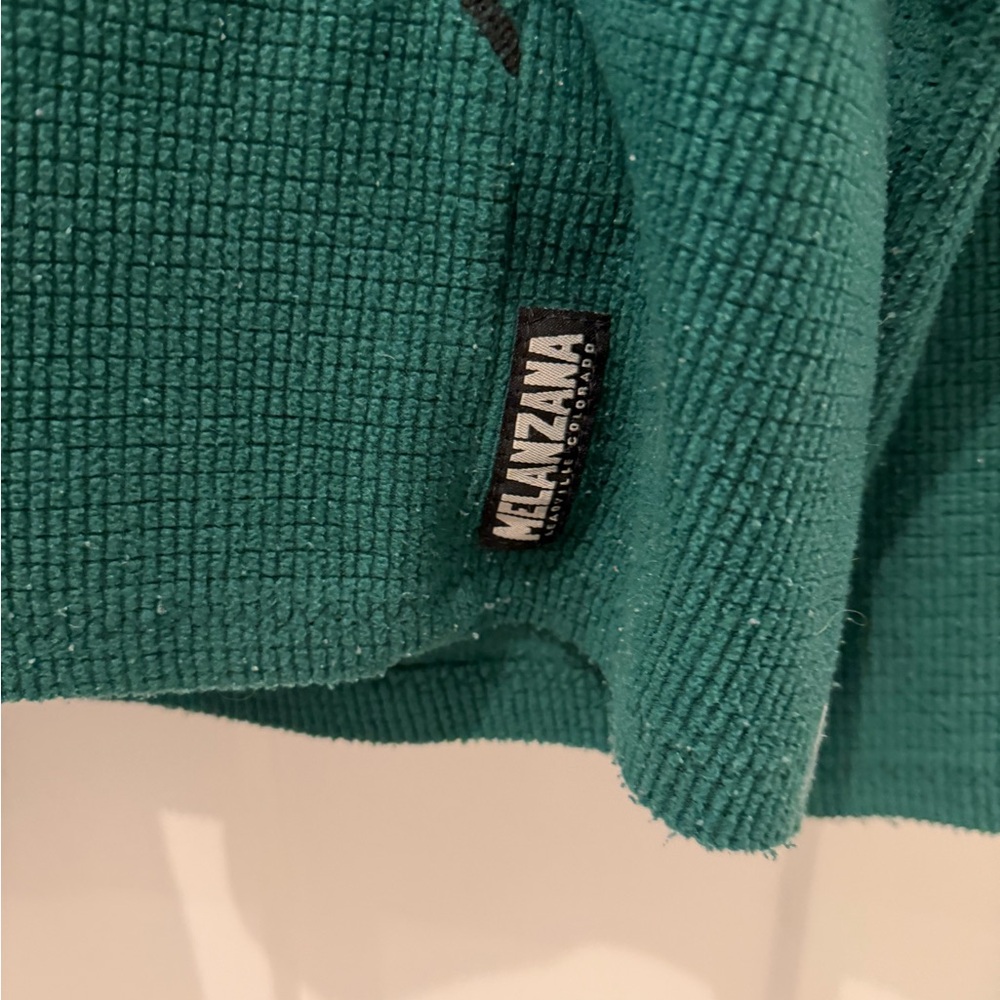 Men's Melanzana Micro Grid Hoodie v1, Large, Green - Picture 2 of 8